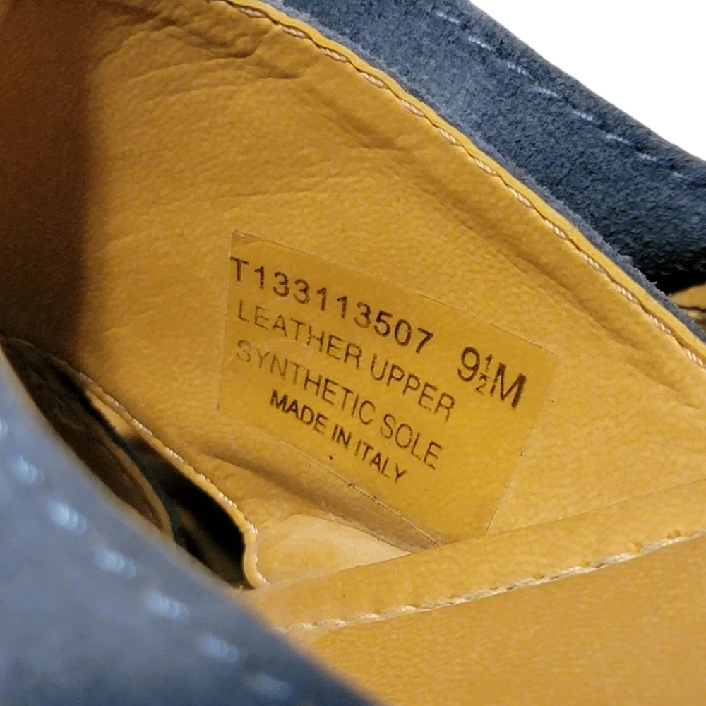 A.‎ Giannetti Blue Suede Cork Wedge 9.5M